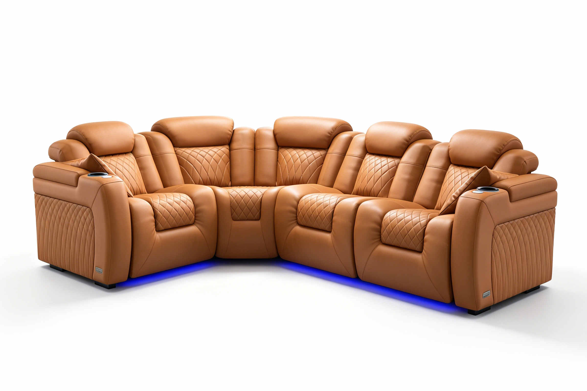 Tarantino Rubik's Cube Italian Leather Sofa