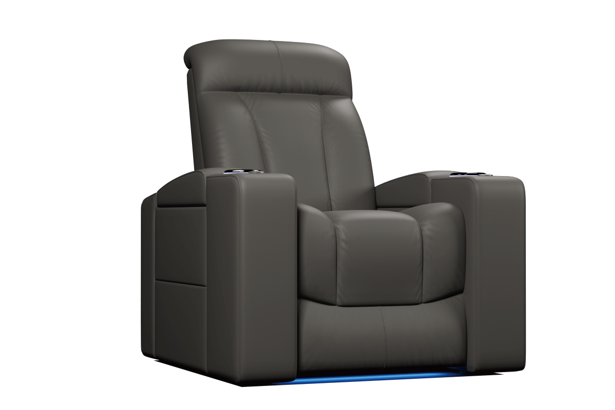 Vorlux Keaton Dual Motor Leather Home Theater Seating