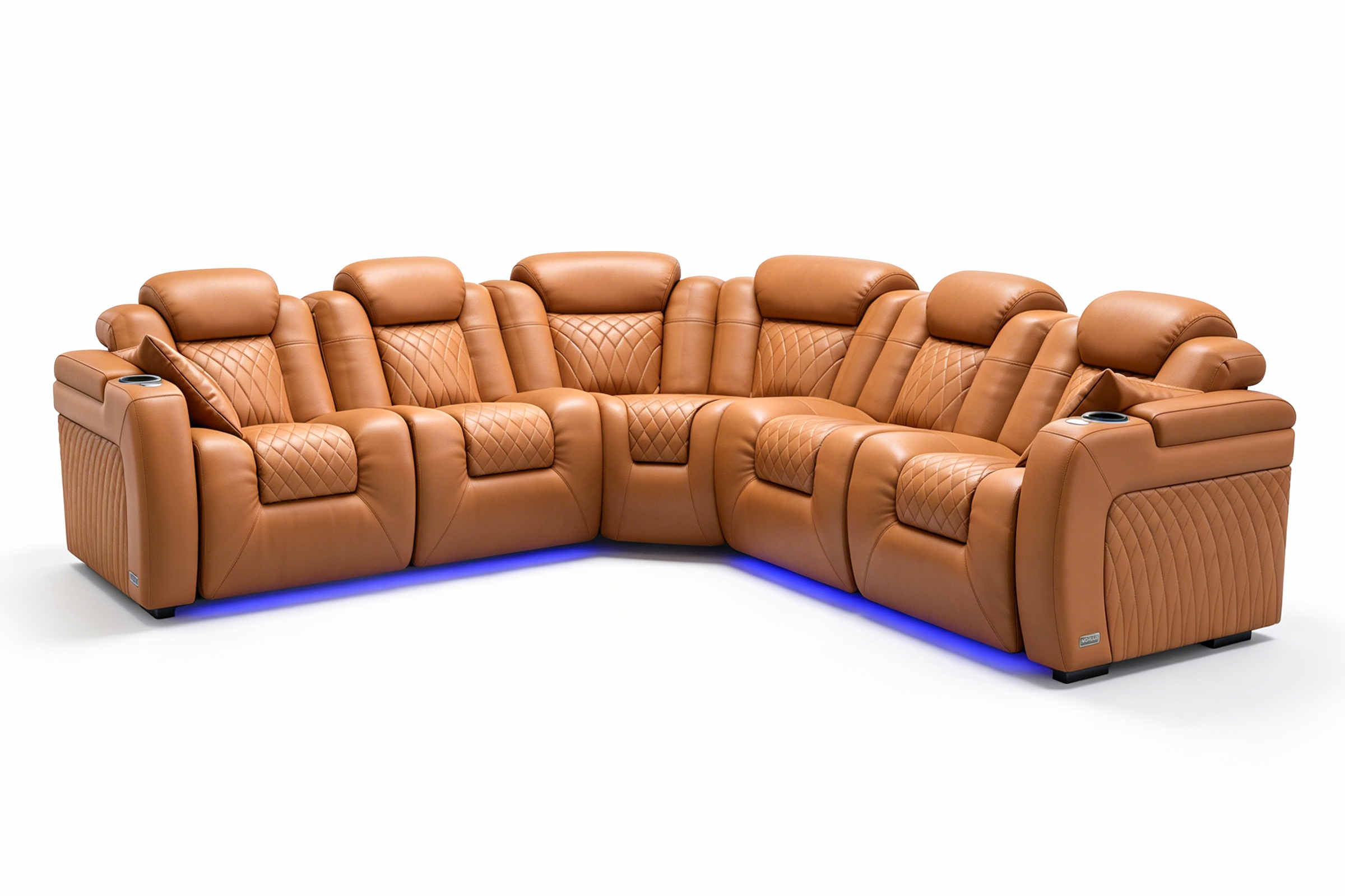 Tarantino Rubik's Cube Italian Leather Sofa