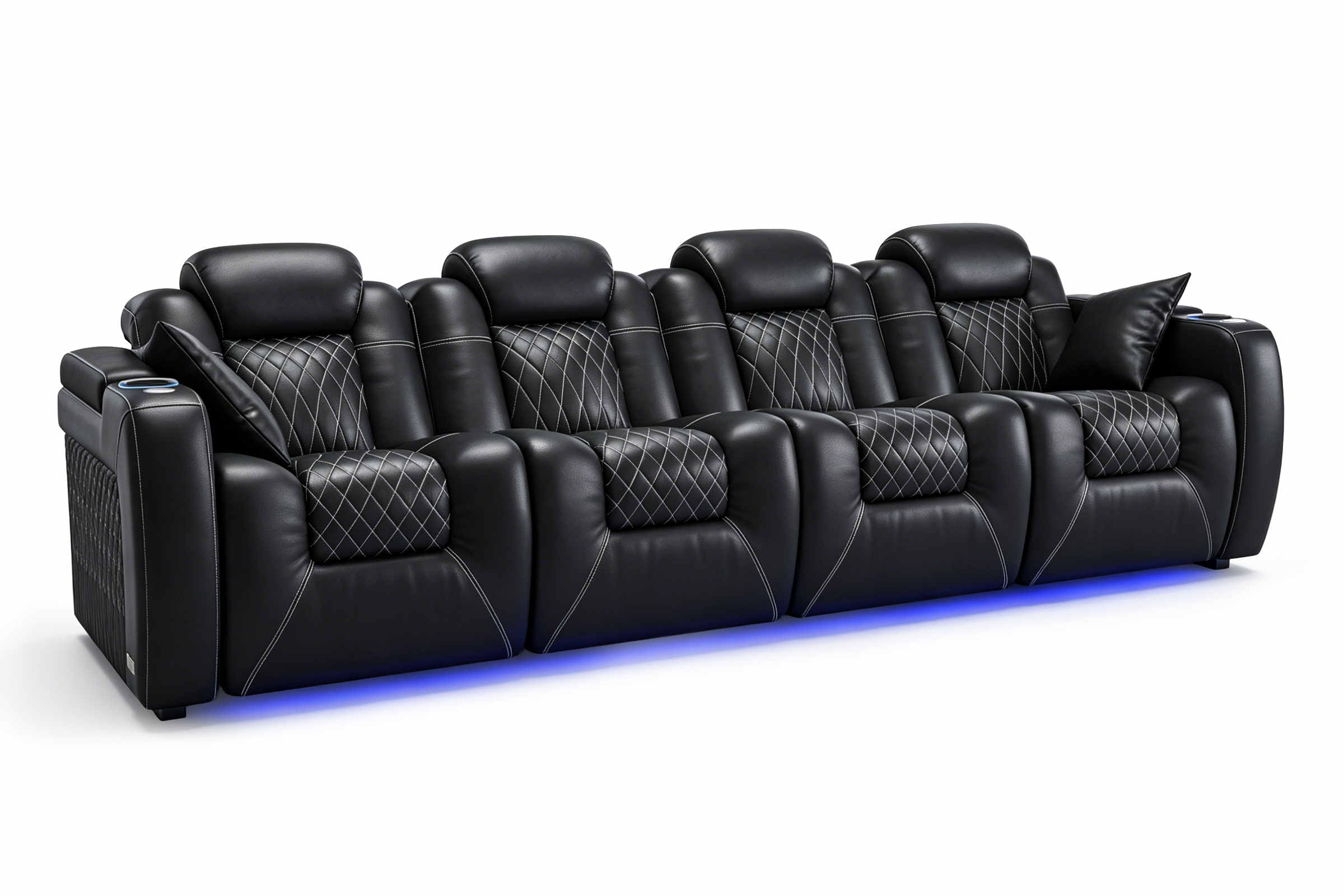 Tarantino Rubik's Cube Italian Leather Sofa