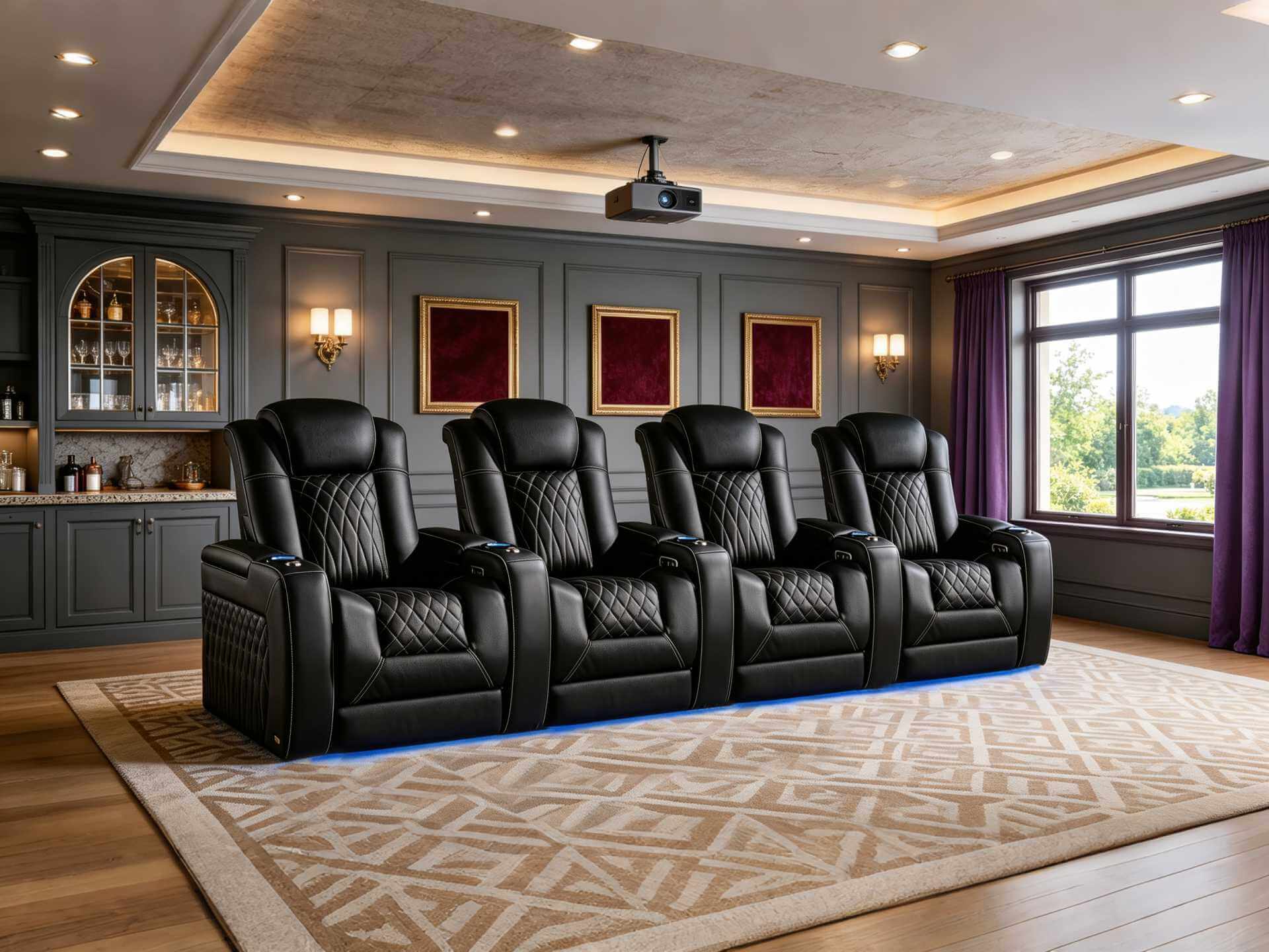 leather sofa