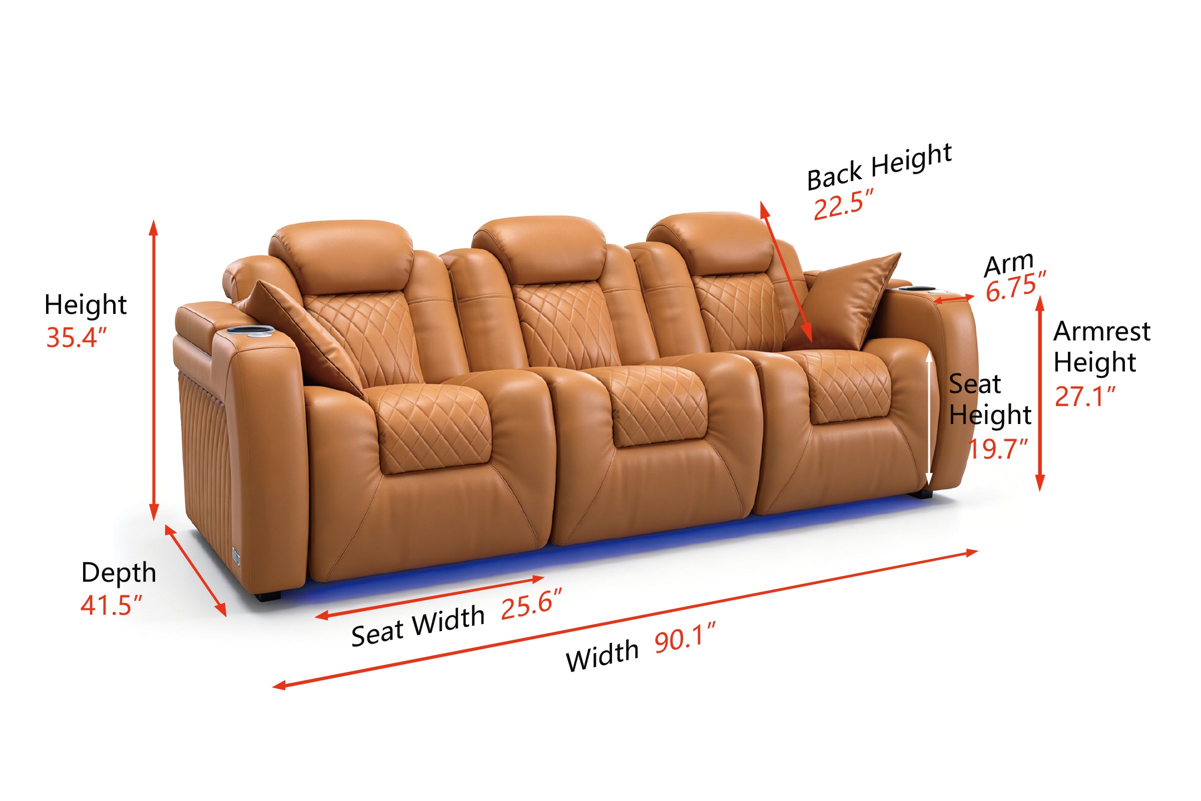 Tarantino Modular Cube Italian Leather Sofa – Vorluxseats