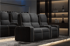 Vorlux Gatsby Soft Aniline Leather Power Home Theater Seating