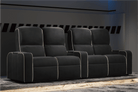 Vorlux Gatsby Soft Aniline Leather Power Home Theater Seating