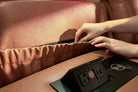 Tarantino Console Chestnut Power Movie Theater Seats
