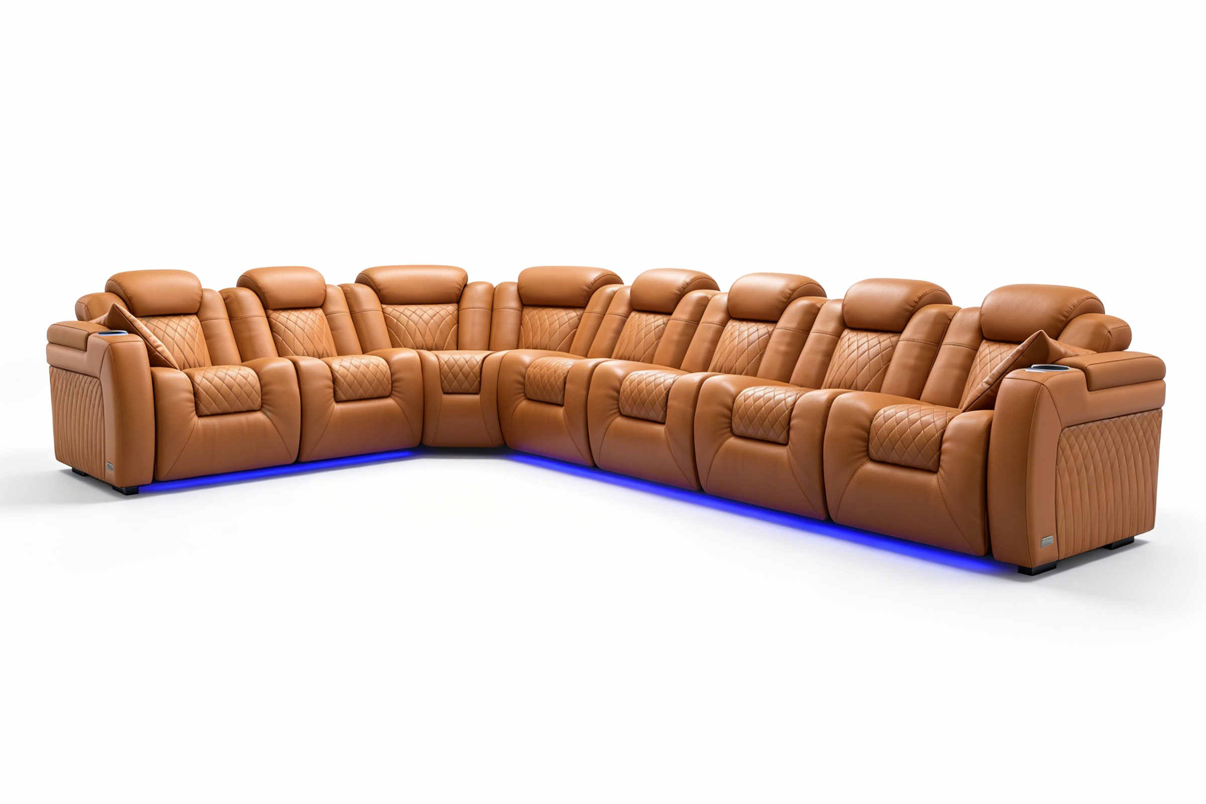 Tarantino Rubik's Cube Italian Leather Sofa