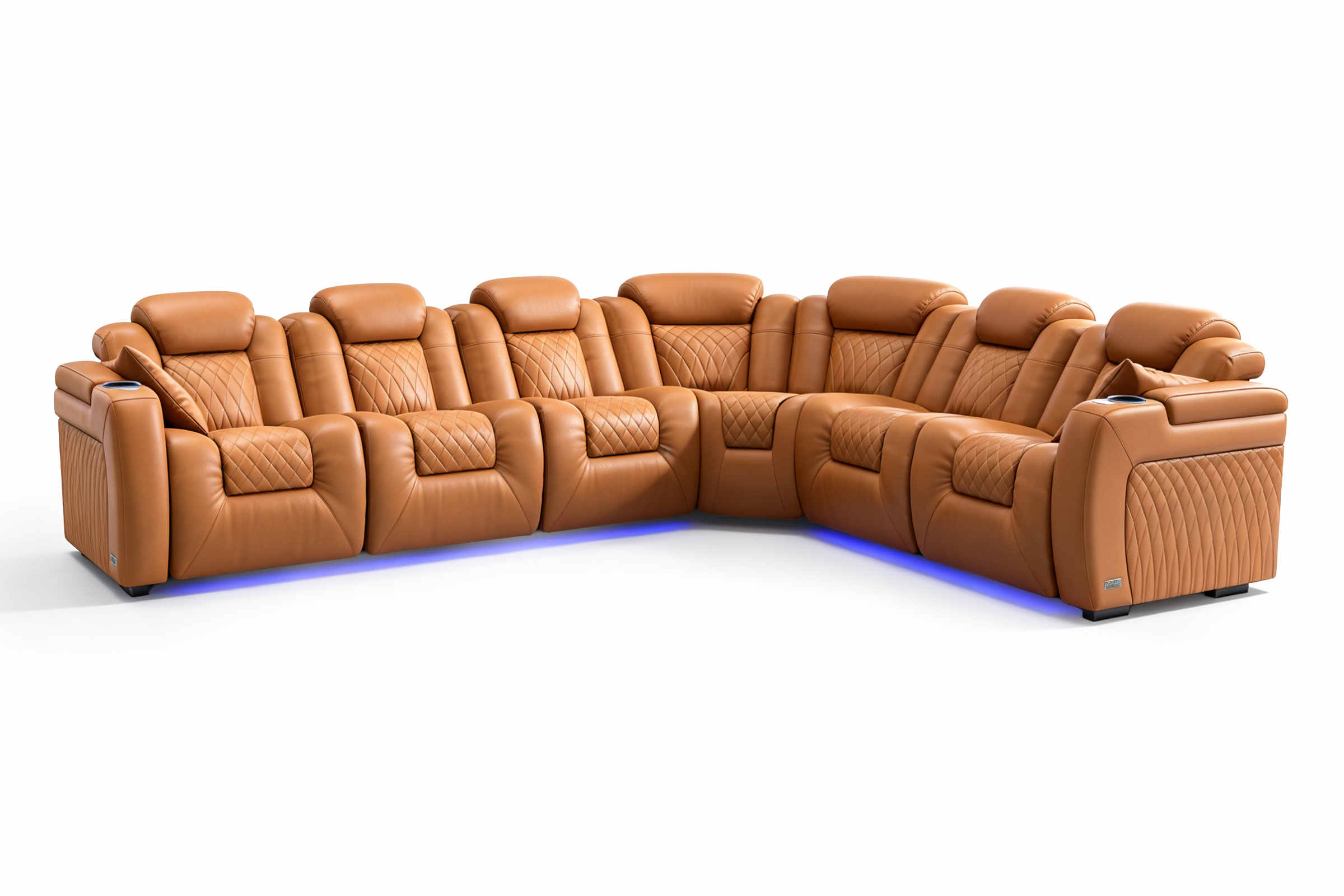 Tarantino Rubik's Cube Italian Leather Sofa