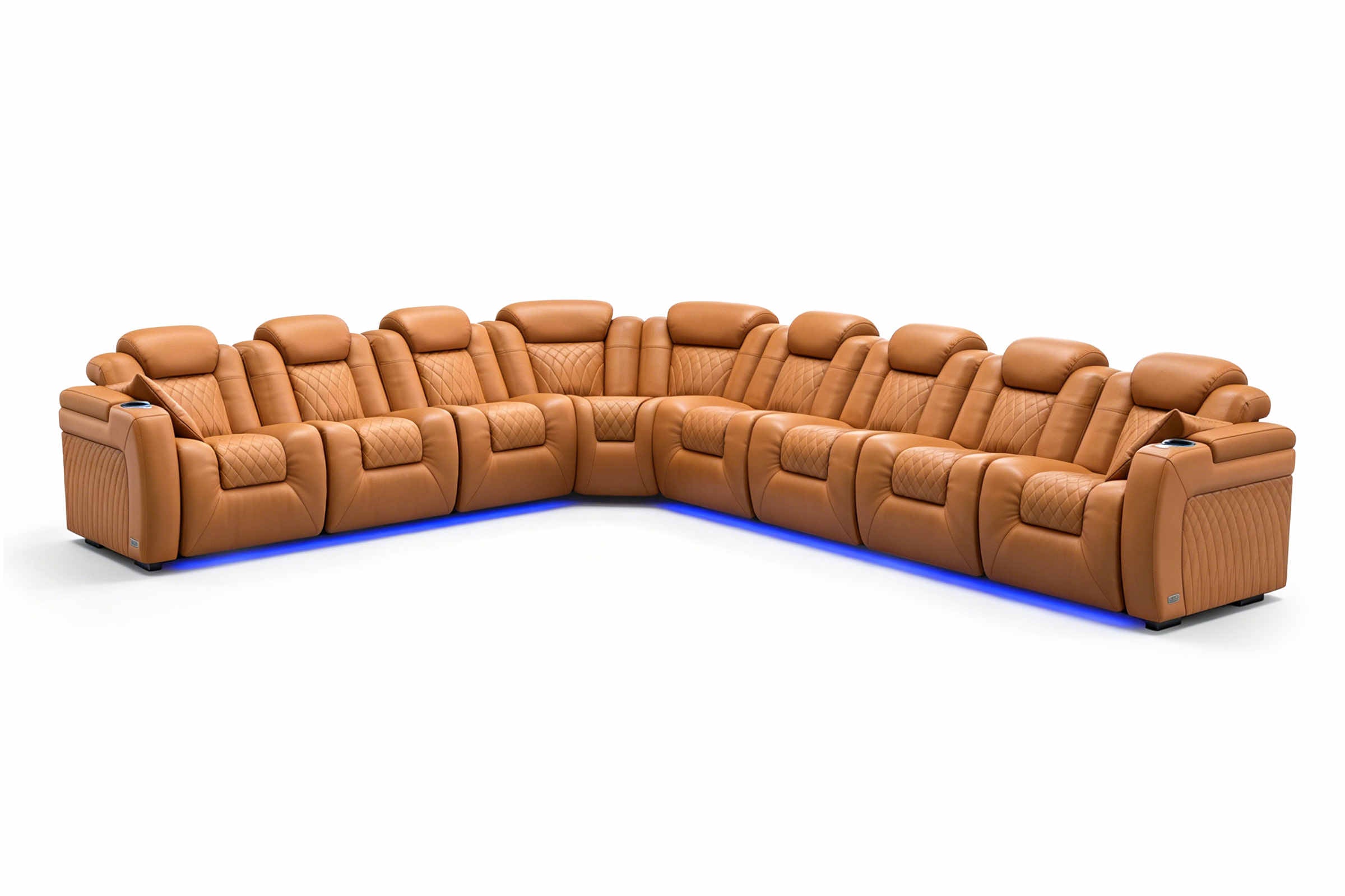 Tarantino Rubik's Cube Italian Leather Sofa