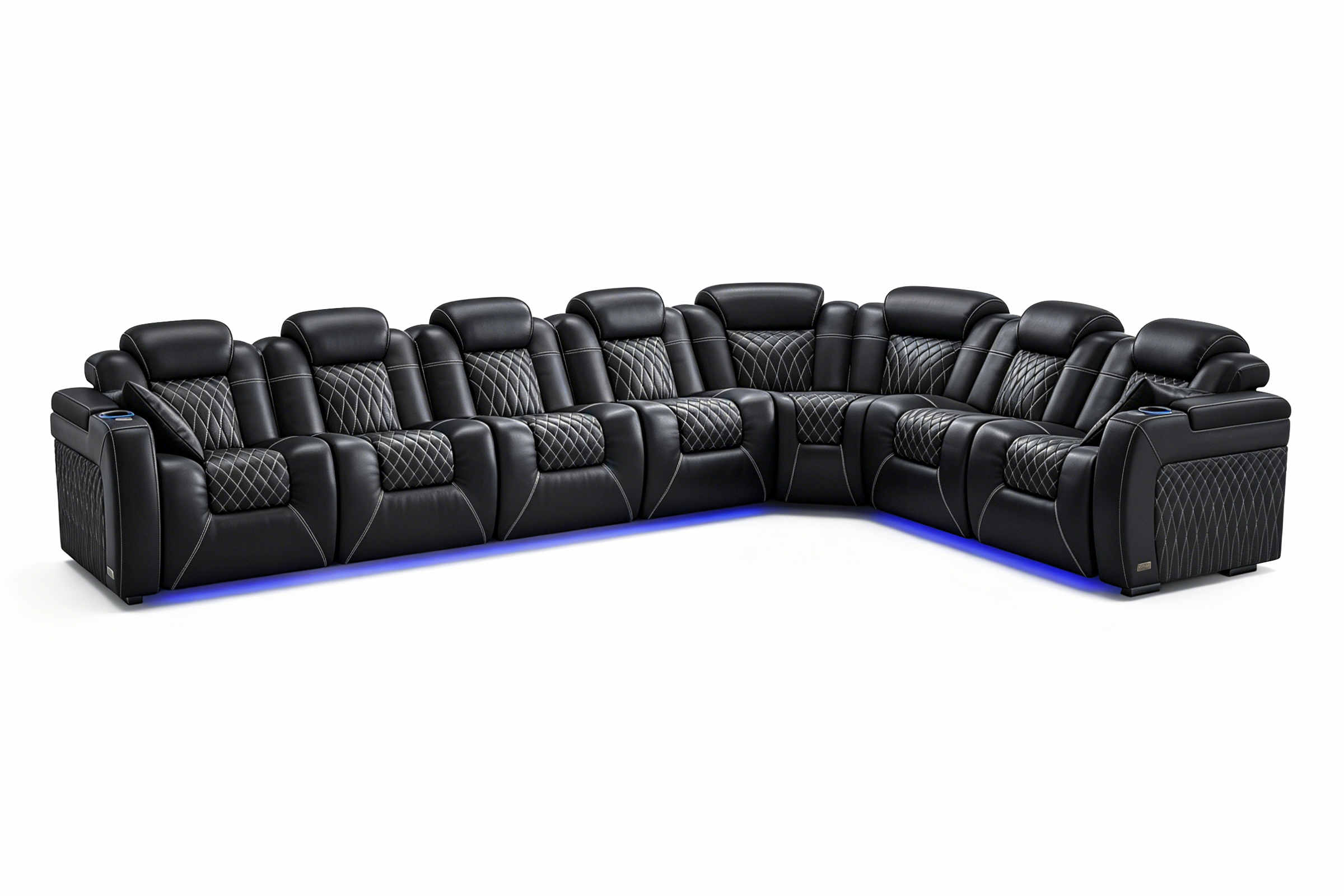 Tarantino Rubik's Cube Italian Leather Sofa