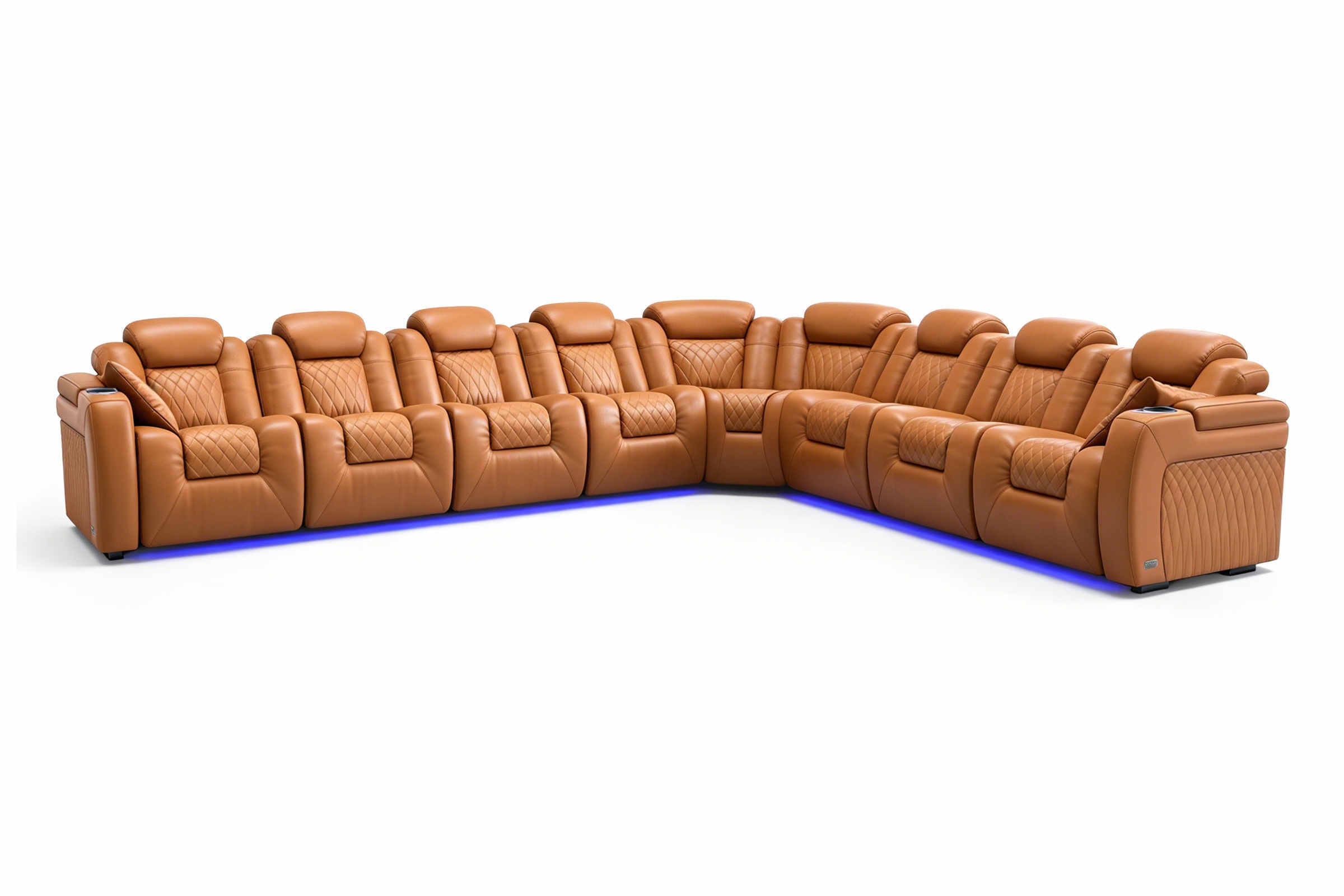Tarantino Rubik's Cube Italian Leather Sofa