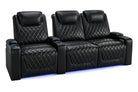 Nolan home theater seating side profile power massage recliner